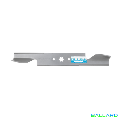 HIGH-LIFT Mower Blades: 17.27" Long, 6Point Star w/ guide holes Center Hole (Three Blade System)